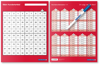 Mein Hunderterfeld und Das kleine Einmaleins mit Stift