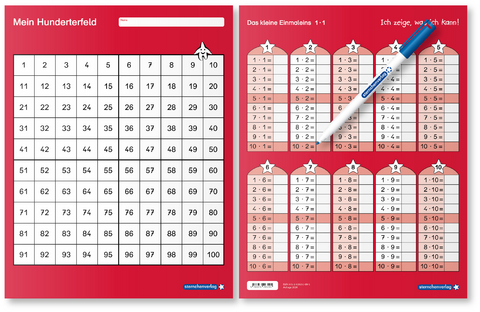 Mein Hunderterfeld und Das kleine Einmaleins mit Stift - Katrin Langhans