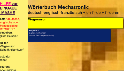 deutsch-englisch-franzoesisch Woerterbuch fuer Studium Mechatronik-Trinational/ Maschinenbau/ Elektrotechnik/ Pneumatik/ Hydraulik/ Automation/ EDV/ KFZ/ Metalltechnik - Markus Wagner