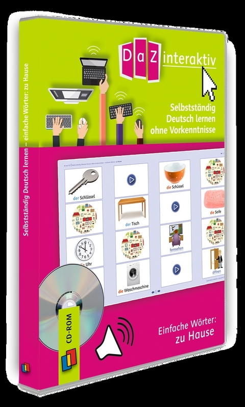 Selbstst&auml;ndig Deutsch lernen ohne Vorkenntnisse &ndash; einfache W&ouml;rter: zu Hause &ndash; Premium-Lizenz - Redaktionsteam Verlag an der Ruhr