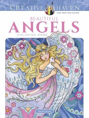 Creative Haven Beautiful Angels Coloring Book - Marjorie Sarnat