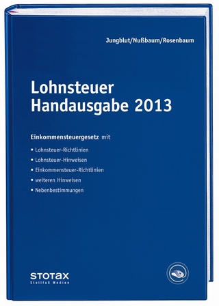 Lohnsteuer Handausgabe 2013