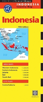 Indonesia Travel Map Fifth Edition - 