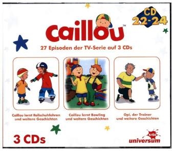 Caillou H&ouml;rspielbox. Tl.8, 3 Audio-CDs