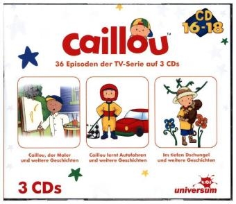 Caillou H&ouml;rspielbox. Tl.6, 3 Audio-CDs