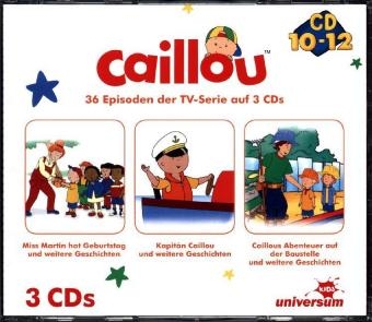 Caillou H&ouml;rspielbox. Tl.4, 3 Audio-CDs