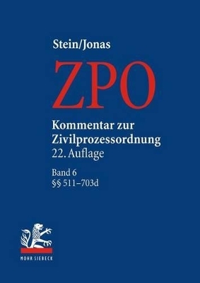 Kommentar zur Zivilprozessordnung - Friedrich Stein, Martin Jonas