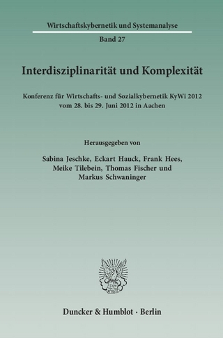 Interdisziplinarität und Komplexität.