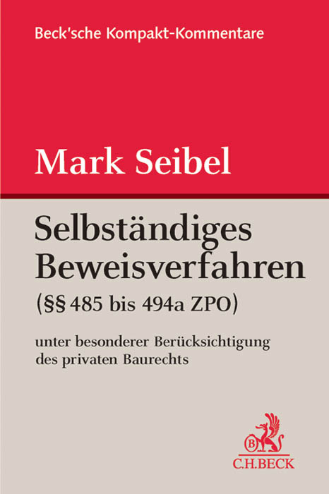 Selbst&auml;ndiges Beweisverfahren - 