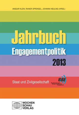 Jahrbuch Engagementpolitik 2013