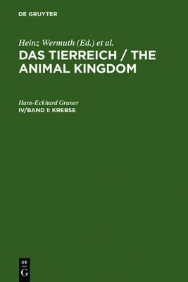 Das Tierreich / The Animal Kingdom / Krebse - Hans-Eckhard Gruner