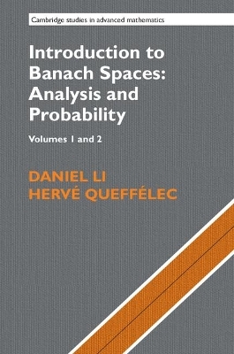 Introduction to Banach Spaces: Analysis and Probability 2 Volume Hardback Set (Series Numbers 166-167) - Daniel Li, Herv&eacute; Queff&eacute;lec
