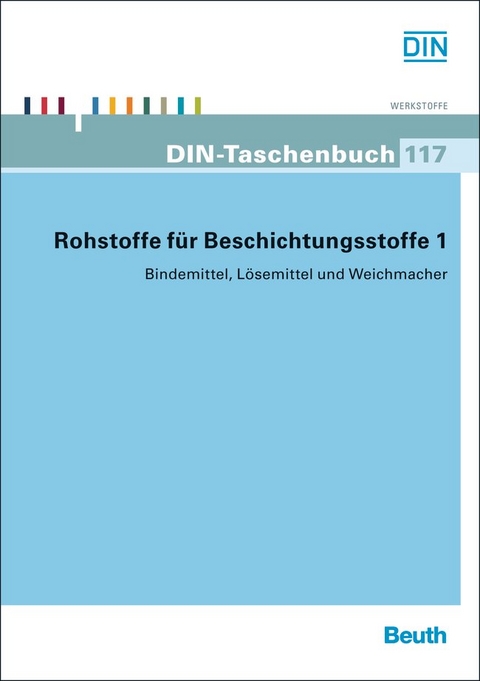 Rohstoffe f&uuml;r Beschichtungsstoffe 1