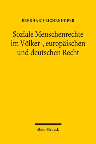 Soziale Menschenrechte im Völker-, europäischen und deutschen Recht