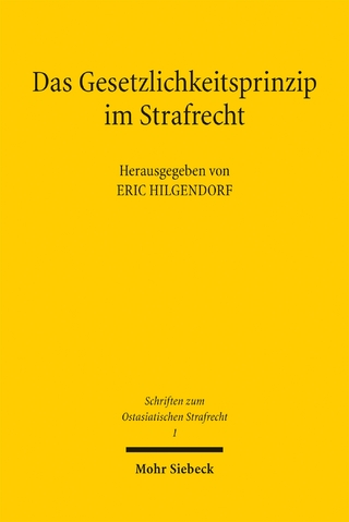 Das Gesetzlichkeitsprinzip im Strafrecht