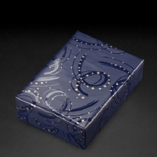 Geschenkpapier Corviglia blau gN (Rolle 30 cm)
