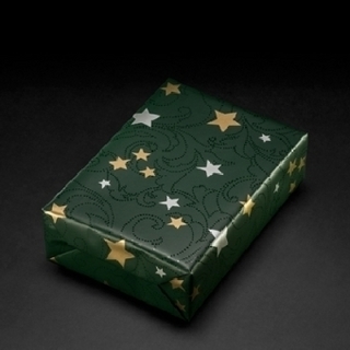 Geschenkpapier Bormio grün mg (Rolle 30 cm)