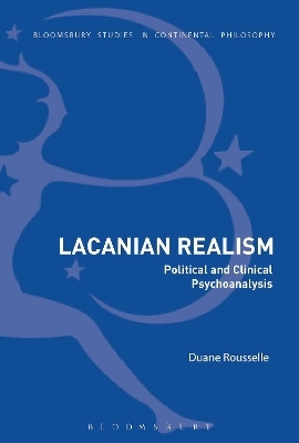 Lacanian Realism - Dr Duane Rousselle