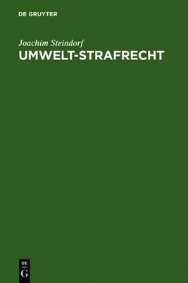 Umwelt-Strafrecht - Joachim Steindorf