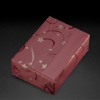 Geschenkpapier Aurora rot (Rolle 30 cm)