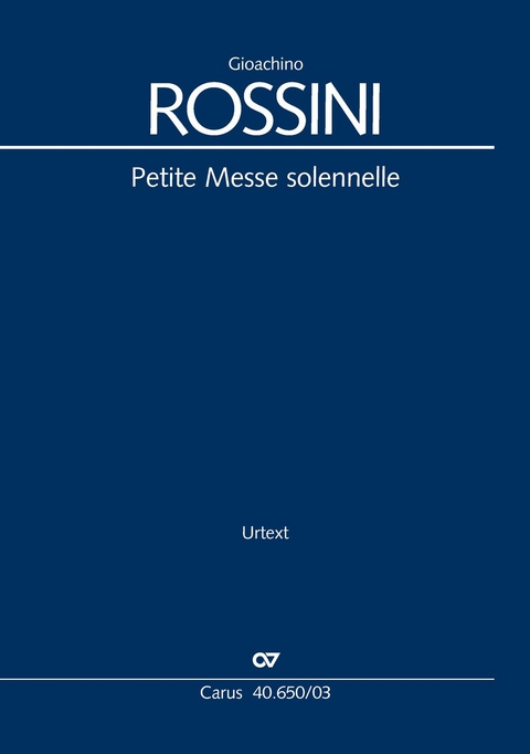 Petite Messe solennelle (Klavierauszug) - Gioachino Rossini