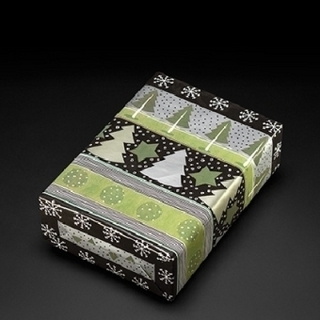 Geschenkpapier Tirol gN 6-farbig (Rolle 30 cm)