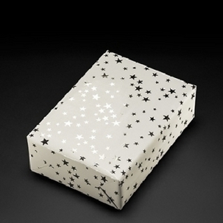 Geschenkpapier Klosters weiß SP (Rolle 30 cm)