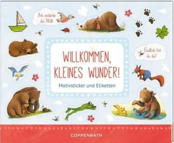 Stickerbuch - BabyB&auml;r - Willkommen, kleines Wunder!