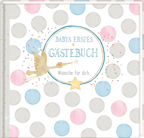 G&auml;stebuch - Baby Shower - Babys erstes G&auml;stebuch
