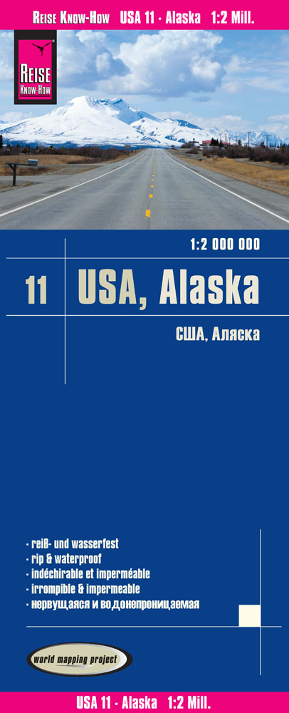 Reise Know-How Landkarte USA 11, Alaska (1:2.000.000)