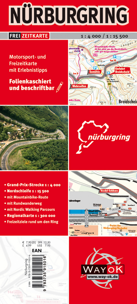 N&uuml;rburgring Freizeitkarte
