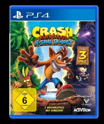 Crash Bandicoot N'Sane Trilogy, 1 PS4 Blu-ray Disc