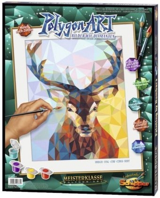 Polygon-Art Hirsch