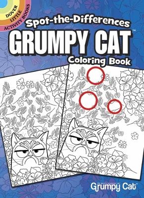 Spot-The-Differences Grumpy Cat Coloring Book - John Kurtz