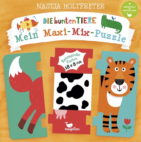 Die bunten Tiere - Mein Maxi-Mix-Puzzle
