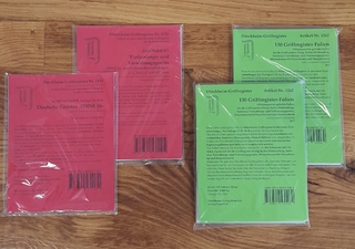 Paket SCHÖNFELDER & SARTORIUS OHNE §§ // Griffregister + Folien zum Einheften und Unterteilen der Beck'schen Gesetzessammlungen