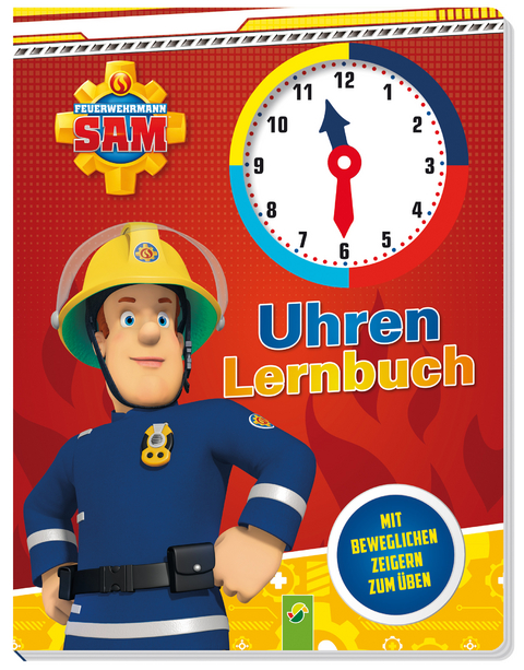 Feuerwehrmann Sam Uhrenlernbuch