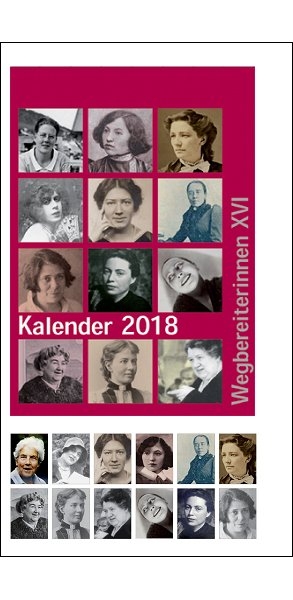 Kombi aus "Kalender 2018 Wegbereiterinnen XVI" (ISBN 9783945959183) und "Postkartenset Wegbereiterinnen XVI" (ISBN 9783945959190) - 