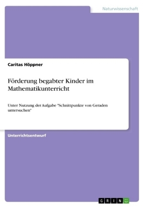 FÃ¶rderung begabter Kinder im Mathematikunterricht