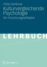 Kulturvergleichende Psychologie - Petia Genkova