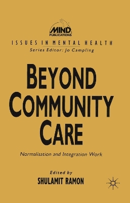 Beyond Community Care - Shulamit Ramon
