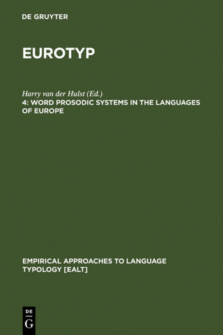 Eurotyp / Word Prosodic Systems in the Languages of Europe