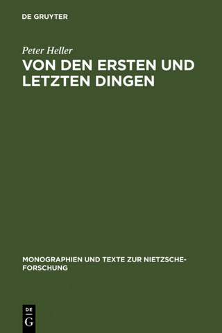 Von den ersten und letzten Dingen