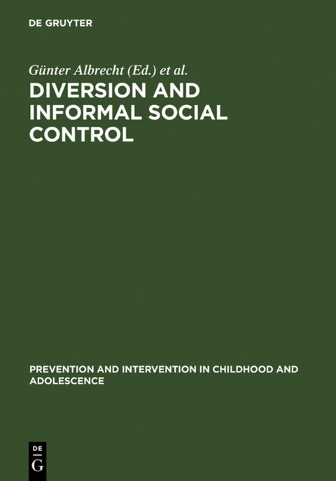 Diversion and Informal Social Control - 