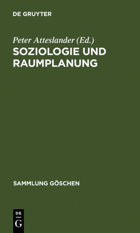 Soziologie und Raumplanung - 