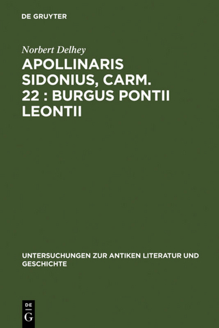 Apollinaris Sidonius, carm. 22: Burgus Pontii Leontii