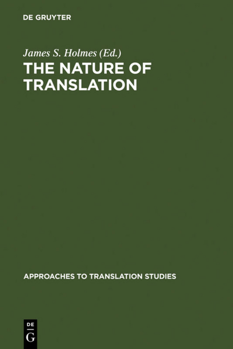 The nature of translation - 