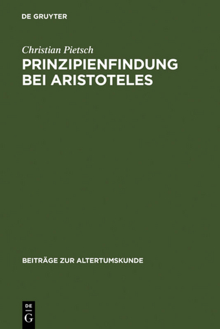 Prinzipienfindung bei Aristoteles