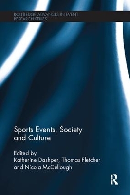 Sports Events, Society and Culture - 