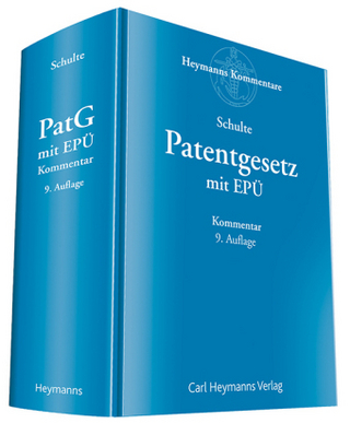 Patentgesetz mit Europäischem Patentübereinkommen